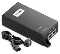 PROCET PoE Inyector de 5 Gigabits, 55 V, 30 W, estándar IEEE 802.3AT. Fuente de alimentación PoE+ para eero PoE 6/7, UniFi U7 Pro, U6 Enterprise, punto de acceso Cisco, G5/G6/AI Pro/Turret y cámara IP