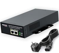 PROCET Starlink Gen 3 PoE Ethernet Adaptador Gigabit 150W PoE inyector, 6KV sobretensiones protección, LAN/PoE IEEE802.3AT Salida para Starlink V3 Antena parabólica y enrutador, PT-PSE109GAT-160