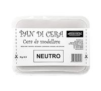 PROCHIMA, Pan de cera, pasta dura neutra para modelar, compacta pero extremadamente versátil, obtenida con ceras puras, se puede derretir y fundir, 500 g