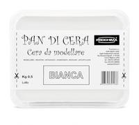 PROCHIMA, Pan de cera, pasta blanda blanca para modelar, obtenida con cera pura, se puede moldear con las manos o derretida, 500 g