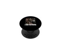 Procione Croissant Panetteria Amante Degli I Did Nothing PopSockets PopGrip Adhesivo