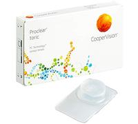 Proclear Toric Lentes de contacto tóricas mensuales, R 8.8, D 14.4, -0.25 dioptría, cilindro -1.25, eje 160-6 lentillas