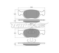 TOMEX brakes TX 11-87 Juego de pastillas de freno