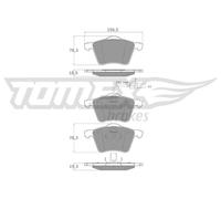 TOMEX brakes TX 13-58 Juego de pastillas de freno
