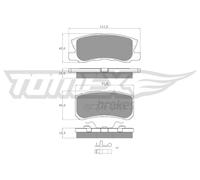Procodis Francia PF1504 Juego de zapatas de frenos, freno de disco