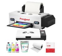 Procolored F13 DTF Printer Kit Máquina de impresión Directa sobre película con Horno de curado Ciclo de Tinta Blanca para Camisetas DIY Uso en pequeñas Empresas