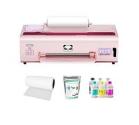 Procolored K13 Lite Impresora DTF A3 13 Pulgadas para Camisetas, Circulación Tinta Blanca, Protección Cabezal Infrarrojos, 1440 dpi, Máquina Transferencia Directa Textil DIY, Rosa