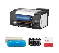 Procolored VF13Pro A3 UV DTF Impresora 2 en 1 Doble Cabezal XP600 Impresora de Pegatinas Tinta Blanca Circulación Sin Laminación para Envolver Vasos Vidrio Metal Madera Vaso Plástico