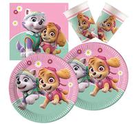 Procos 10133066-Set de Fiesta de cumpleaños Infantil, diseño de La Patrulla Canina, Dibujo Animado, Multicolor (10133066)