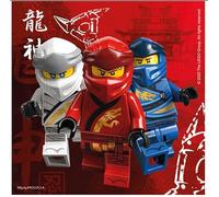 Procos 20 servilletas Lego Ninjago, 33cm x 33cm, 2 capas, multicolor, papel