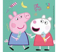 PROCOS 20019 Servilletas de papel 33x33cm CF20 Peppa Pig Desordenado Juego
