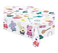 Procos Mantel de plástico 20022 Peppa Pig Desordenado Play 120 x 180 cm