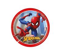 Procos 8 Platos de Papel Spiderman Fighter 20 cm