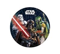 Procos 8 Platos de papel Star Wars Galaxy 23 cm, multicolor, talla única