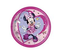 Procos 8 Platos pequeños en cartón de Minnie Junior 20 cm