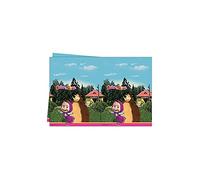 PROCOS-86515 Mantel Masha y el oso, dibujos animados, multicolor, unica (Ciao Srl 86515)