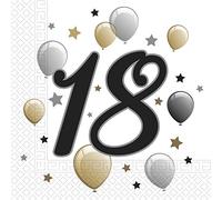 Procos-PR88864 20 Piezas Mileston 18 Napkins, Multicolor, Mittel (PR88864)