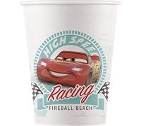 Procos 90817 - Vasos de cartón, 200 ml, 8 unidades, Disney Cars