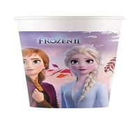 Procos 91147P Vasos de papel compostable Frozen 2, multicolor