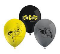 Procos 93362 - Globo de látex de Batman, 46 cm, decoración de cumpleaños