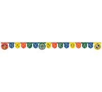 Procos 93371-Guirnalda de cumpleaños de Harry Potter, 2 Metros de Largo, FSC, decoración, Multicolor, Talla única (93371)