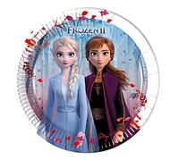 Procos 93484 Frozen 2 - Platos de fiesta (20 cm, 8 unidades, papel desechable), diseño de Frozen