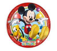 Procos 93493 - Platos de fiesta (20 cm, 8 unidades), diseño de Mickey Mouse