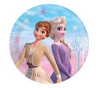 Procos Platos desechables de cartón Frozen 2 Wind Spirit 23 cm 8 unidades FSC® Mix