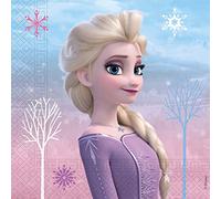 Procos- Lizenzartikel 93840 Frozen 2 Wind Spirit, 33 x 33 cm, 2 Capas, FSC, cumpleaños, Fiesta temática, Multicolor