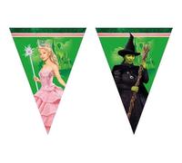 Procos Bandera de Wicked, mezcla FSC, decoración colgante, guirnalda, cumpleaños, fiesta temática