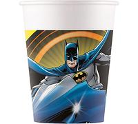 Procos Batman - Vasos para beber (8 unidades, 200 ml), diseño de dibujos animados, color azul