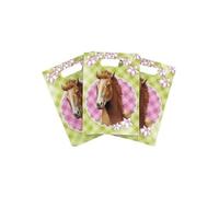 Procos - Bolsas de fiesta para cumpleaños infantiles, diseño caballo 6 piezas