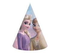 Procos- Gorros Cono Party Disney Frozen II Wind Spirit de Papel FSC, 6 Unidades (94058)