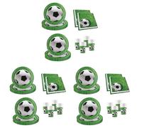Procos-DY10273853 Set de Fiesta de fútbol pequeño, Multicolor, Small (DY10273853) (Paquete de 3)