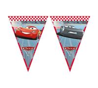 Procos - Filar 9 banderines Triangulares Disney Cars de Papel FSC, 35116