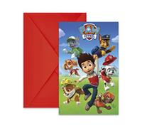 Procos-89441 Folat 89441P Invitaciones Paw Patrol - 6 piezas, Multicolor (81370)