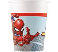 Procos Folat 93864P Tazas Papel FSC Spider-Man 200ml - 8 piezas