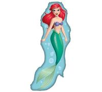 Procos - Globo de aluminio de gran tamaño Ariel Little Mermaid Princesa Disney, globo para relleno de aire o helio, regalo, decoración