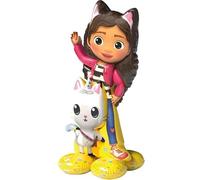 Procos - Globo de aluminio de pie para casa de muñecas, globo para relleno de aire, regalo, decoración