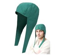 PROCOS Gorro medieval de lino con orejeras, accesorio de cosplay victoriano