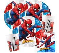 Procos Juego de fiesta de Spiderman Super Hero para 8 niños