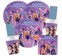 Procos KPop Demon Hunters - Kit de fiesta para 16 niños