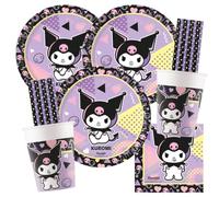 Procos Kuromi Pop Art - Kit de fiesta para 16 niños