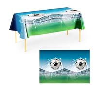 Procos - Mantel de plástico con diseño de balón de fútbol para Aficionados a la Fiesta (180 x 120 cm), Modelo Estampado, Multicolor, 93748