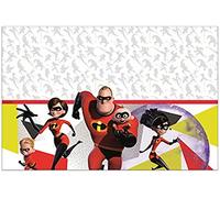 Procos- Mantel plástico 120 x 180 cm Incredibles 2, Color rojo (10067600)