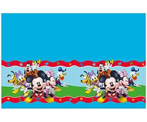 Procos - Mantel plástico Disney Mickey Rock The House (180 x 120 cm), Dibujos Animados, Multicolor, 180 x 120 cm, 93825