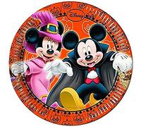Procos Mickey Mouse Platos, Color Naranja/Negro (Ciao SRL 82354)