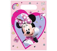 Procos- Party Loot Bags Disney Minnie Junior-Bolsas de Regalo de Caramelos, 6 Unidades (35077)