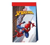 Procos- Party Loot Bags Marvel Spider-Man Crime Fighter-Bolsas de Regalo para Caramelos (6 Unidades) (94082)