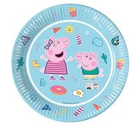 Procos- Peppa Pig Star Shine Platos (23 cm), Color carbón, Talla única (10201197)